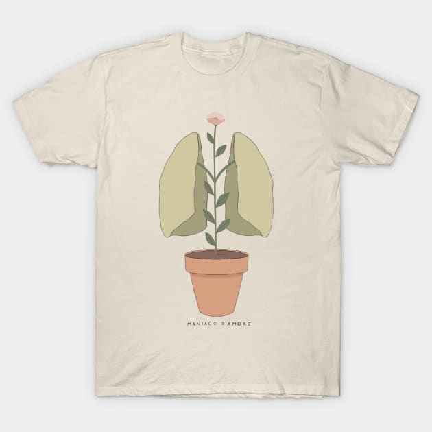 Lungs T-Shirt by maniacodamore